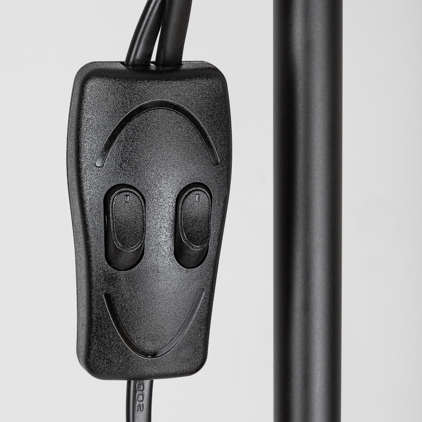 Brilagi - Lampadar ARIANA 1xE27/100W/230V + 1xE14/25W negru