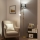 Brilagi - Lampadar CERIA 1xE27/100W/230V + 1xE14/25W auriu/negru