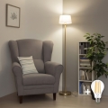 Brilagi - Lampadar LED CERIA 1xE27/20W/230V Ø 25 cm gri/auriu