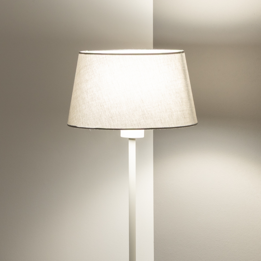 Brilagi - Lampadar LED CERIA 1xE27/40W/230V Ø 25 cm gri/alb