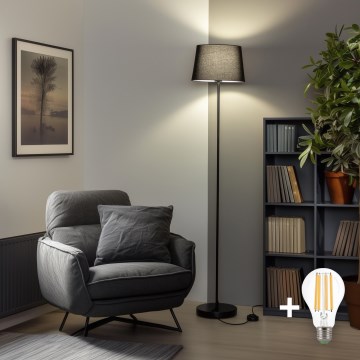 Brilagi - Lampadar LED CERIA 1xE27/40W/230V, Ø 30 cm, negru