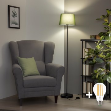 Brilagi - Lampadar LED CERIA 1xE27/40W/230V Ø 30 cm verde/negru
