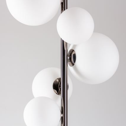 Brilagi - Lampadar LED MILLA 7xG9/3W/230V crom negru/alb
