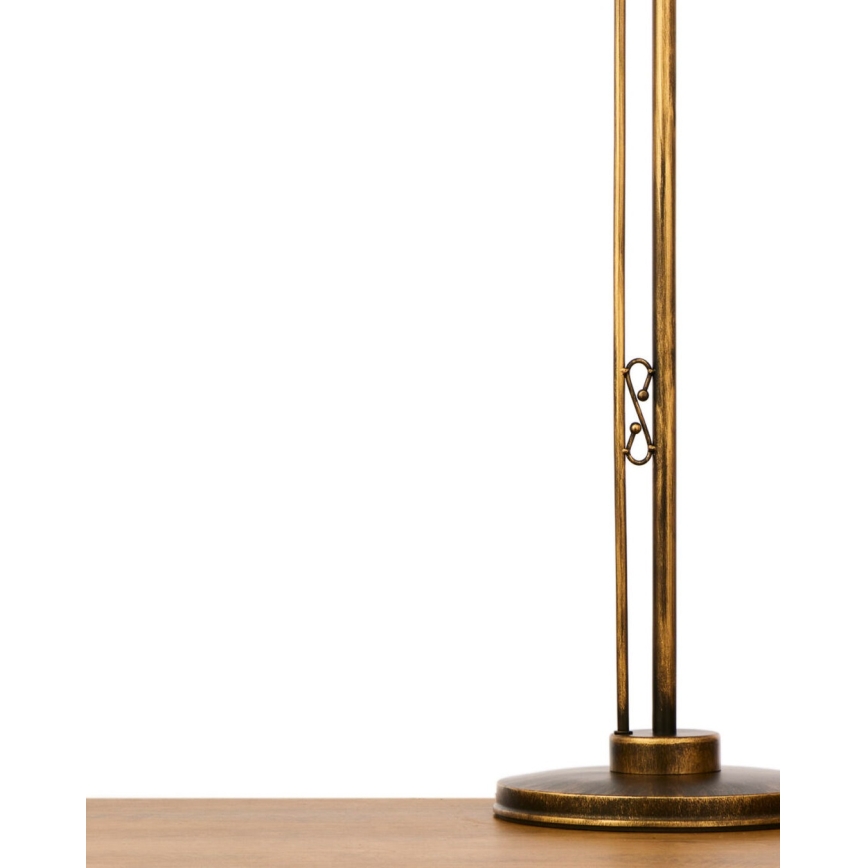 Brilagi - Lampadar MOLLERO 1xE27/15W/230V bronz/patină