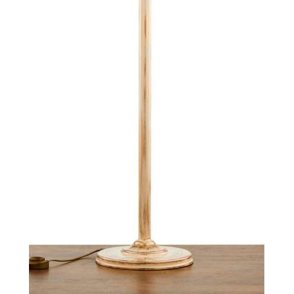Brilagi - Lampadar SAPHIRE 1xE27/15W/230V crem/auriu/patină
