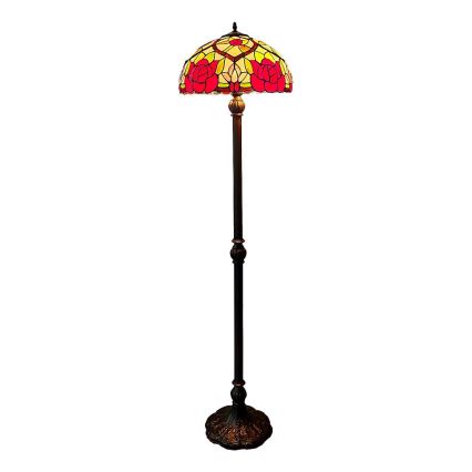 Brilagi - Lampadar Tiffany cu vitralii GARLAN 2xE27/60W/230V