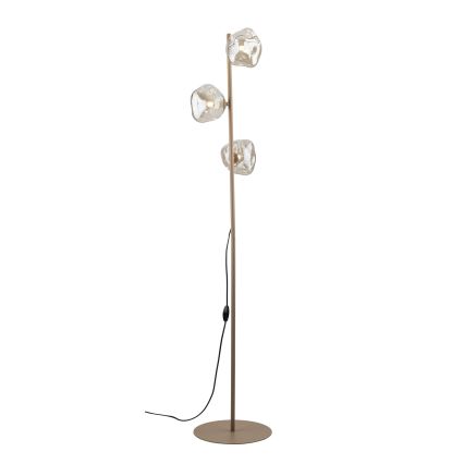 Brilagi - Lampadar VULCANO 3xG9/8W/230V bej/fumuriu bej