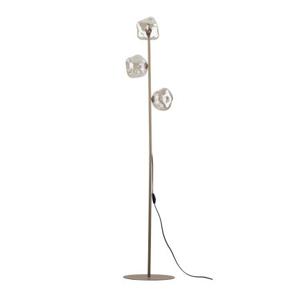 Brilagi - Lampadar VULCANO 3xG9/8W/230V bej/fumuriu bej