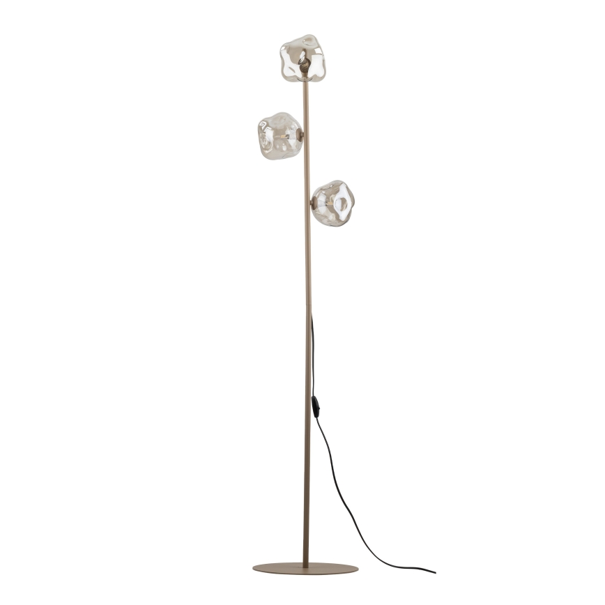 Brilagi - Lampadar VULCANO 3xG9/8W/230V bej/fumuriu bej