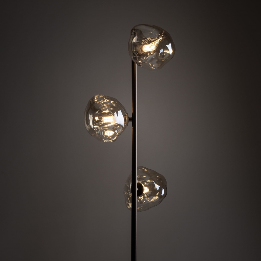 Brilagi - Lampadar VULCANO, 3xG9/8W/230V, maro/bej fumuriu