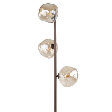 Brilagi - Lampadar VULCANO, 3xG9/8W/230V, maro/bej fumuriu