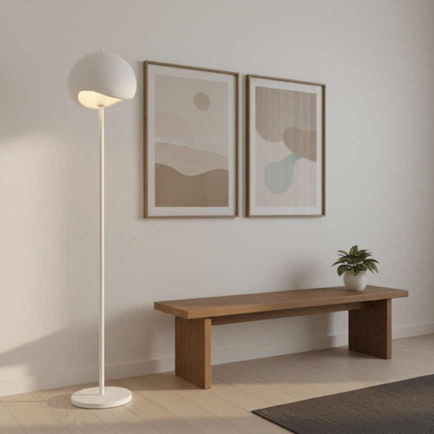 Brilagi - Lampadar WABI SABI 1xE27/40W/230V, alb