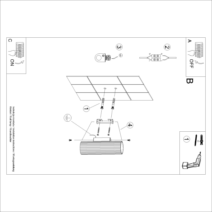Brilagi - LED Aplică de perete CRESTO 2xGU10/10W/230V 20 cm maro