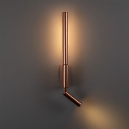 BRILAGI - Aplică spot de perete LED VIXON LED/3W/230V + LED/5W, finisaj bronz, CRI 90