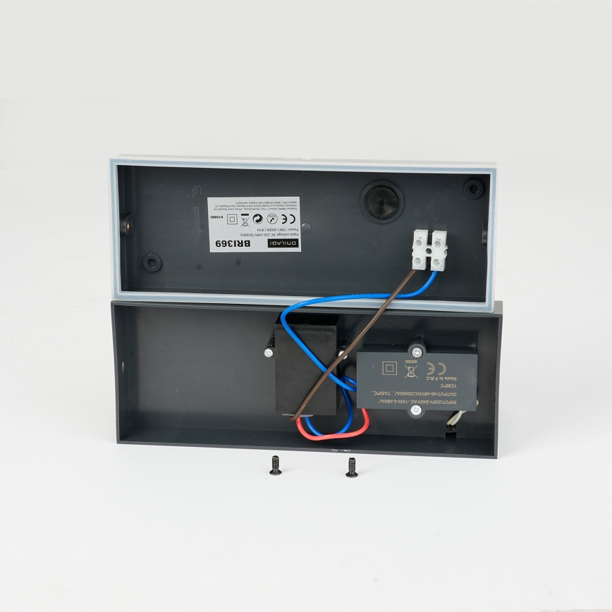 Brilagi TESSI - Aplică LED de exterior cu senzor, 10W, 230V, antracit, IP54