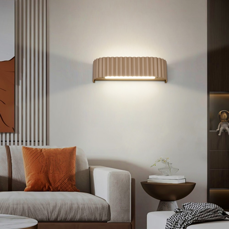 BRILAGI - Aplica LED de perete FALCON MODERN LED/10W/230V 30 cm 3000/4500/6000K bej