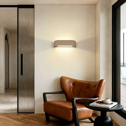 BRILAGI - Aplica LED de perete FALCON MODERN LED/10W/230V 30 cm 3000/4500/6000K bej