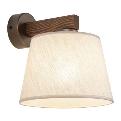 BRILAGI - LED Aplică de perete LATTE 1xE27/15W/230V pin/bej