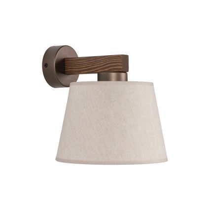 BRILAGI - LED Aplică de perete LATTE 1xE27/15W/230V pin/bej