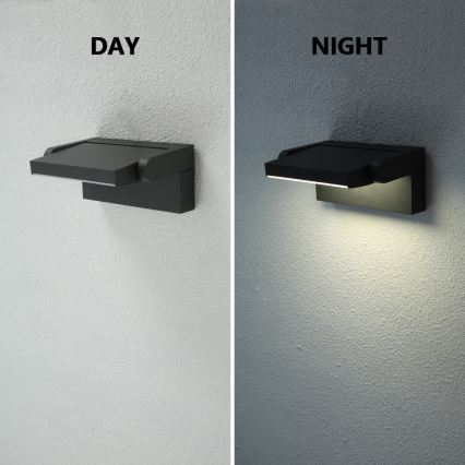 BRILAGI - LED Aplică de perete pentru exterior ANKLE LED/12W/230V IP65 neagră