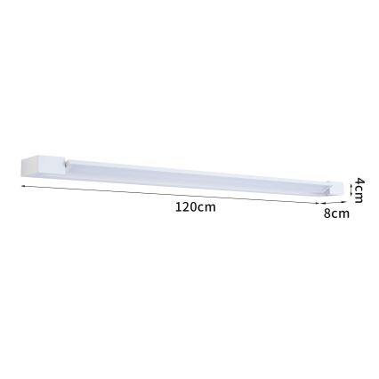 BRILAGI - LED Aplică de perete pentru exterior AQUA LINE LED/36W/230V 120 cm IP44 albă CRI 90