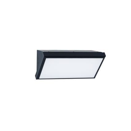 Brilagi - Aplica de perete LED reglabilă pentru exterior TRIANGLE 1xE27/6W/230V 2700-6500K IP65 negru