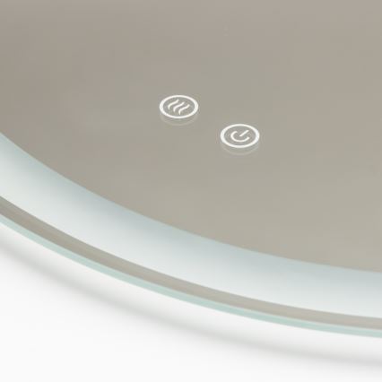 Brilagi - Oglindă de baie încălzită cu LED AVA PRO LED/18,5W/230V Ø 60 cm IP44 CRI 90 dimmabilă + CCT