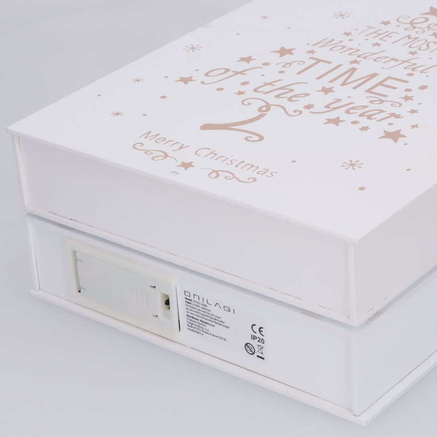 BRILAGI - LED Calendar de Advent LED/2xAA