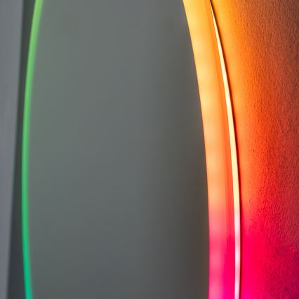 Brilagi - Oglindă de baie încălzită LED RGBW CLARA PRO LED/18,5W/230V Ø 60 cm IP44 CRI 90 compatibilă cu dimmer + CCT