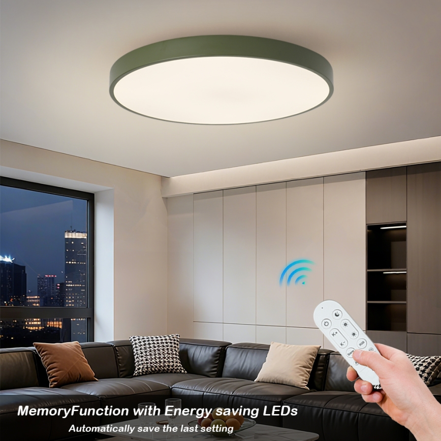 Brilagi - Corp de iluminat LED dimerizabil pentru piscină POOL SMART LED/100W/230V Ø 80 cm 3000-6000K Wi-Fi Tuya + telecomandă, verde
