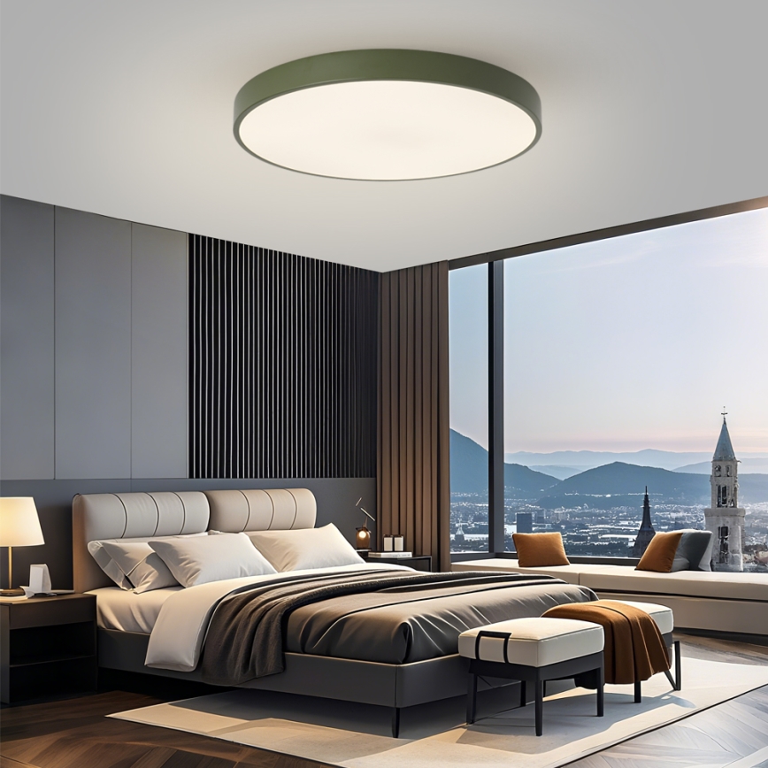 Brilagi - Corp de iluminat LED dimerizabil pentru piscină POOL SMART LED/100W/230V Ø 80 cm 3000-6000K Wi-Fi Tuya + telecomandă, verde