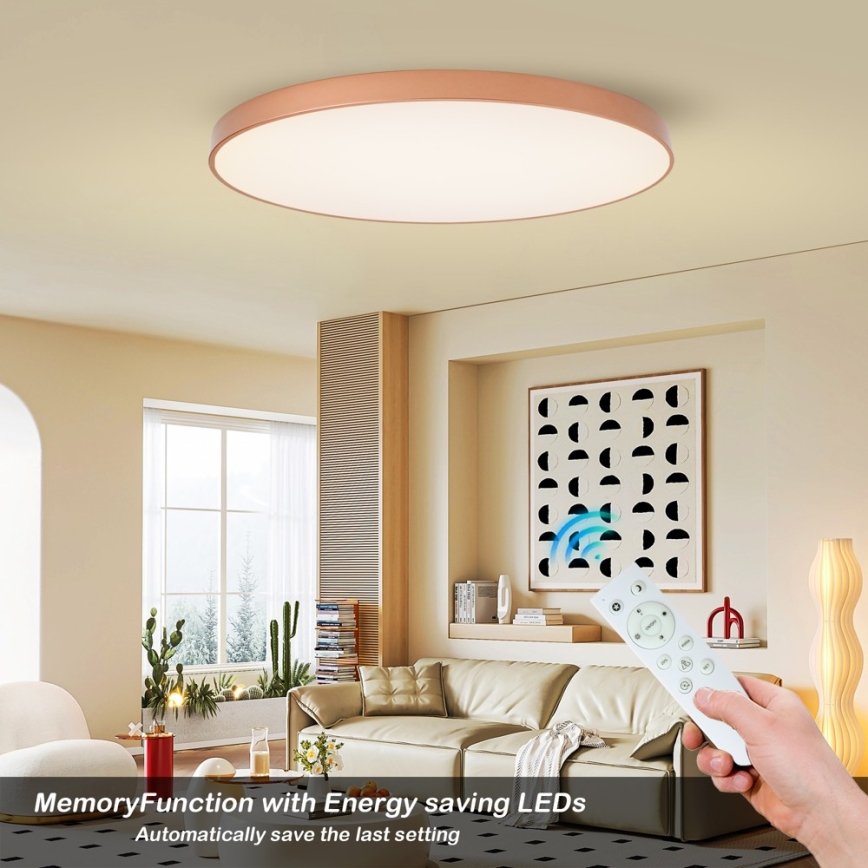 BRILAGI - Plafonieră LED reglabilă POOL SMART LED/180W/230V 3000-6000K 120 cm bronz Wi-Fi Tuya + telecomandă