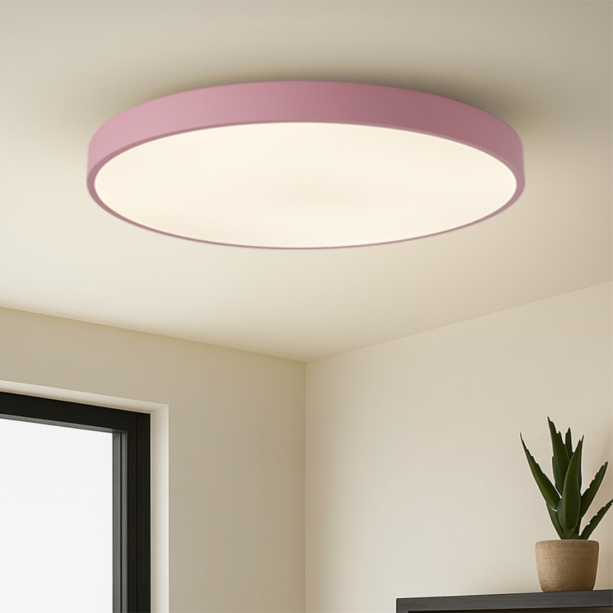 Brilagi - Corp de iluminat LED reglabil POOL SMART, 128W, 230V, Ø 100 cm, 3000-6000K, Wi-Fi Tuya + telecomandă, roz