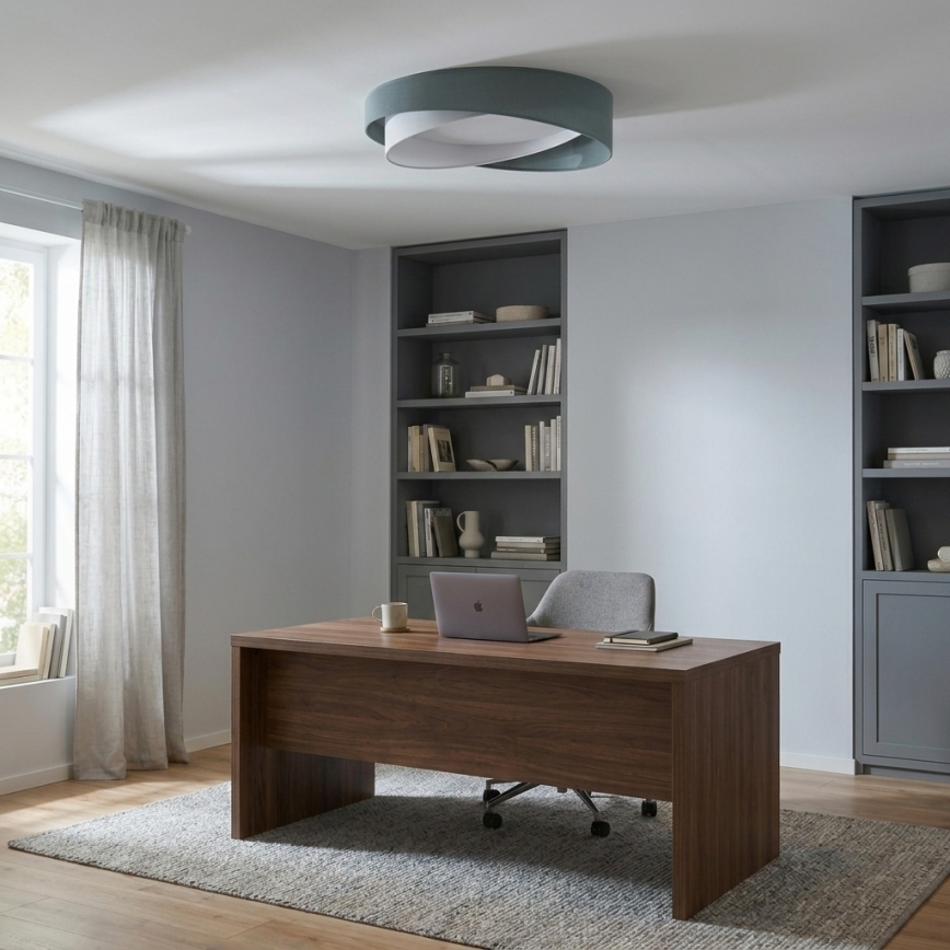 BRILAGI - Plafonieră LED VELVET TWIST LED/24W/230V 4000K Ø 55 cm verde/alb