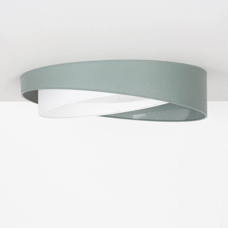 BRILAGI - Plafonieră LED VELVET TWIST LED/24W/230V 4000K Ø 55 cm verde/alb