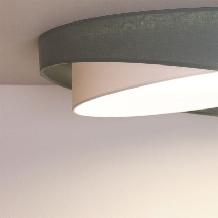 BRILAGI - Plafonieră LED VELVET TWIST LED/24W/230V 4000K Ø 55 cm verde/alb
