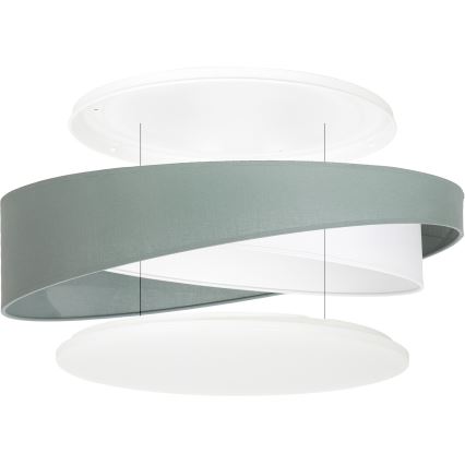BRILAGI - Plafonieră LED VELVET TWIST LED/24W/230V 4000K Ø 55 cm verde/alb