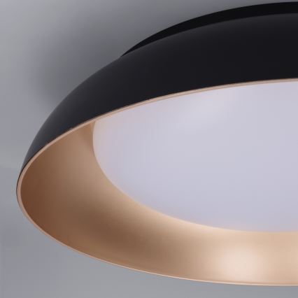 Brilagi - Plafonieră LED dimabilă ALVA, 48 W, 230 V, 3000–6500 K, Ø51 cm, neagră + telecomandă