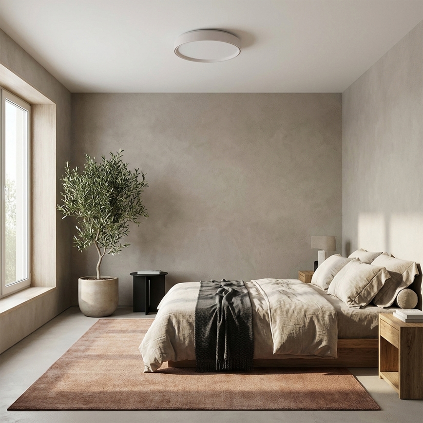 Brilagi - Plafonier LED reglabil NANCI LED/60W/230V 3000-6500K Ø 49 cm alb + telecomandă