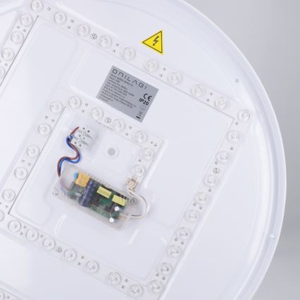 Brilagi - Plafonier LED reglabil NANCI LED/60W/230V 3000-6500K Ø 49 cm alb + telecomandă