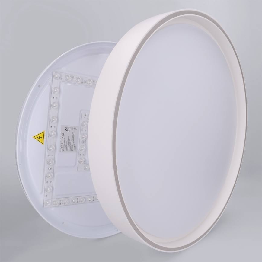 Brilagi - Plafonier LED reglabil NANCI LED/60W/230V 3000-6500K Ø 49 cm alb + telecomandă