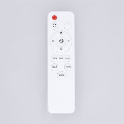 Brilagi - Plafonier LED reglabil NANCI LED/60W/230V 3000-6500K Ø 49 cm alb + telecomandă