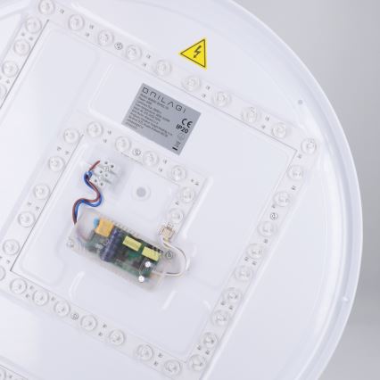 Brilagi - Plafonier LED reglabil NANCI LED/60W/230V 3000-6500K Ø 49 cm alb + telecomandă