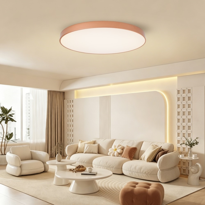 BRILAGI - Corp de iluminat LED reglabil pentru tavan POOL SMART LED/128W/230V 100 cm 3000-6000K Wi-Fi Tuya bronz + telecomandă