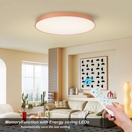 BRILAGI - Corp de iluminat LED reglabil pentru tavan POOL SMART LED/128W/230V 100 cm 3000-6000K Wi-Fi Tuya bronz + telecomandă