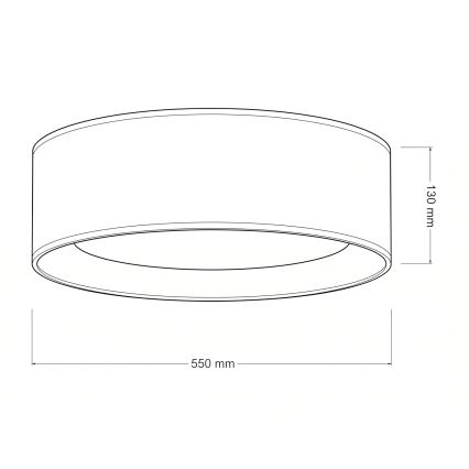 Brilagi - Plafonieră LED reglabilă VELVET SMARTIX STARS LED/36W/230V 3000-6000K Ø 55 cm crem Wi-Fi Tuya Beacon + telecomandă
