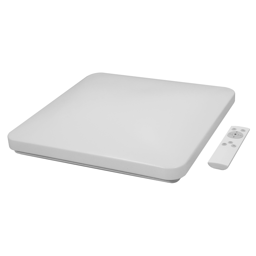 Brilagi - Plafonieră LED cu reglare a intensității VELVET SQUARE SMART LED/36W/230V 60x60 cm 2700-6500K Wi-Fi Tuya + telecomandă maro