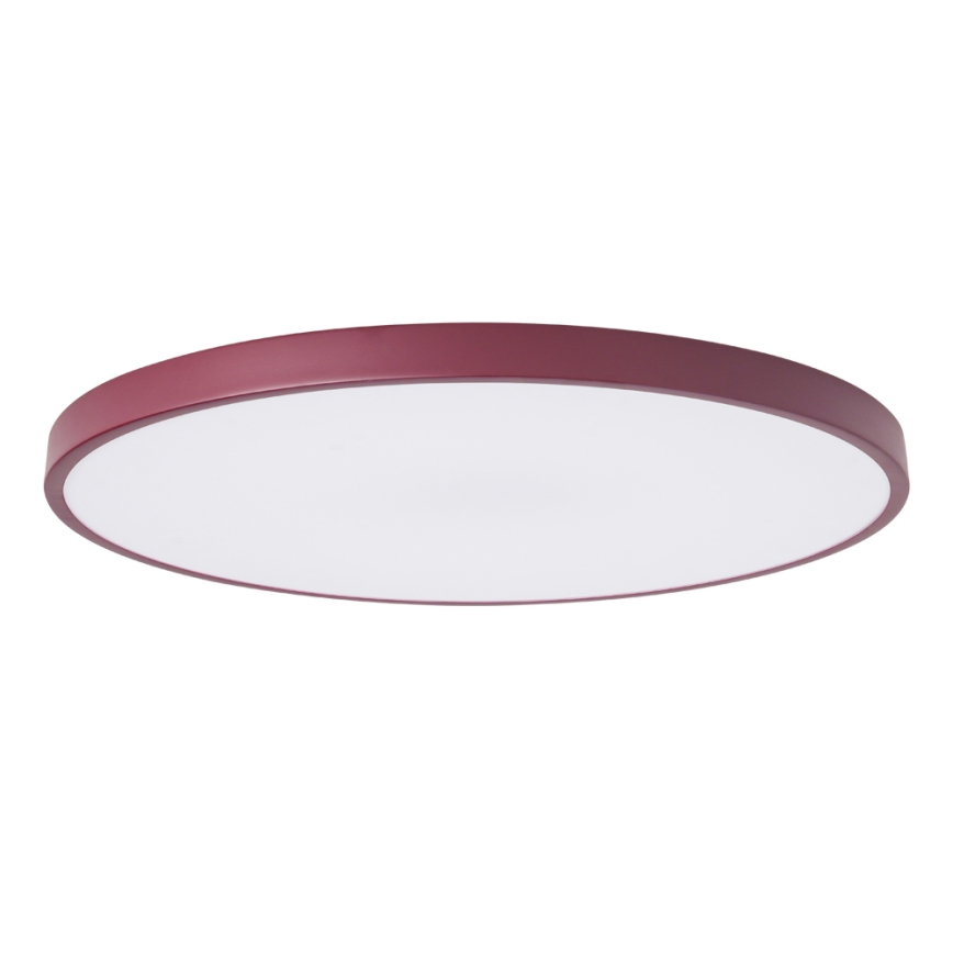 Brilagi - Corp de iluminat LED dimabil POOL Smart, 128W, 230V, Ø 100 cm, 3000–6000K, Wi‑Fi Tuya + telecomandă, burgundiu