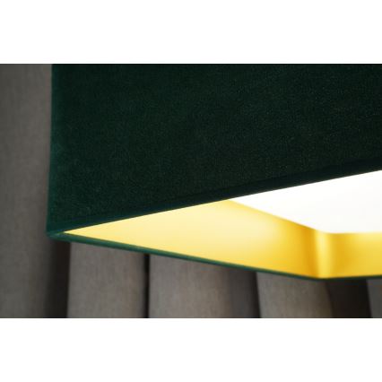 Brilagi - Plafonieră LED reglabilă VELVET SQUARE SMART LED/36W/230V 60x60 cm 2700-6500K Wi-Fi Tuya + telecomandă, verde