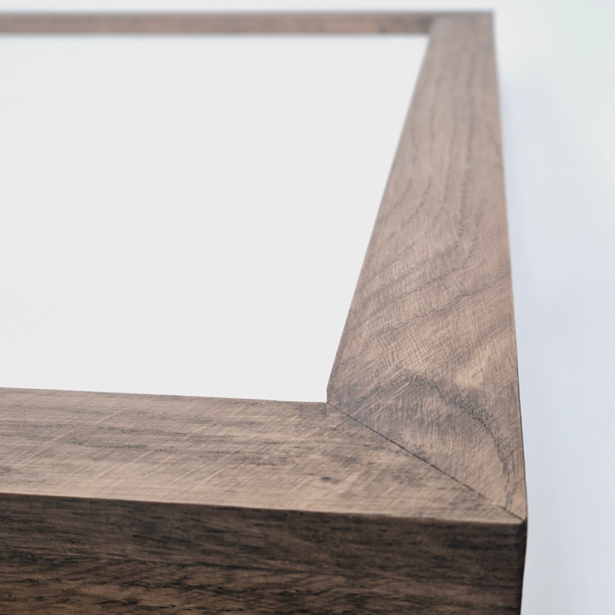 Brilagi - Plafonieră LED pentru baie WOODY FRAME, 40W, 230V, 60x60 cm, IP44, finisaj stejar-nuc